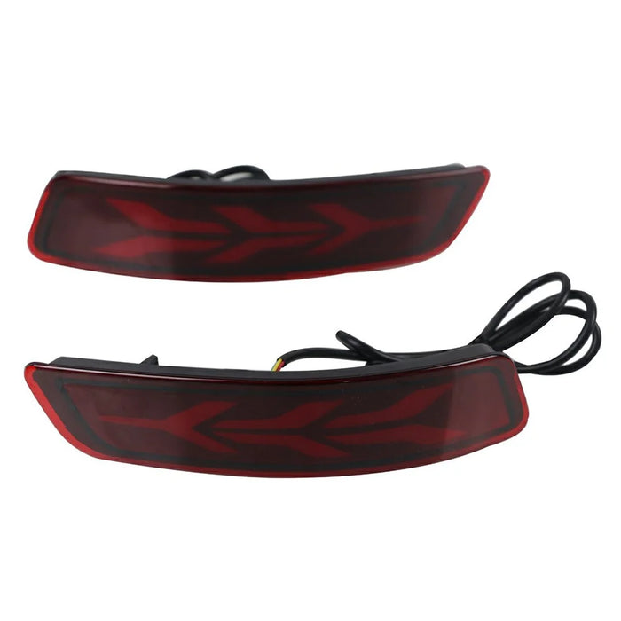 WINAUTO 2Pcs LED Rear Bumper Reflector Lights for Toyota Corolla 2014-2018 Multi-function Brake Light - 2