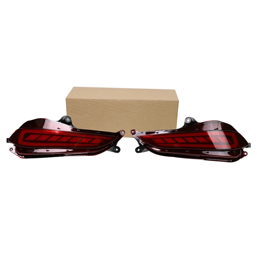 WINAUTO 2Pcs Car Tail Lamp for Toyota Yaris 2017-2018 LED Taillight Braking Turn Signal Light - 4