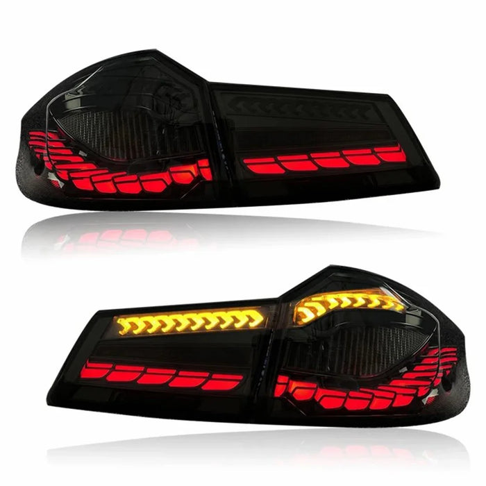 WINAUTO 2Pcs Car LED Tail Lamp for 5-Series G30 / G38 (2018-2020) PP+Acrylic Turn Signal Light - 1