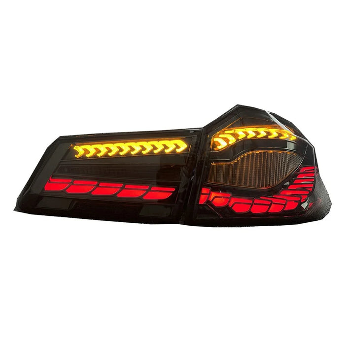 WINAUTO 2Pcs Car LED Tail Lamp for 5-Series G30 / G38 (2018-2020) PP+Acrylic Turn Signal Light - 4