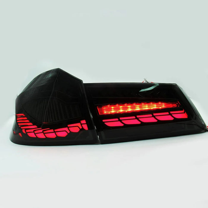 WINAUTO 2Pcs Car LED Tail Lamp for 5-Series G30 / G38 (2018-2020) PP+Acrylic Turn Signal Light - 5