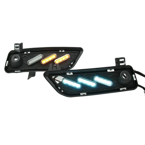 WINAUTO 3 Color Flowing LED Daytime Running Light for X3 F25 2009-2013 Turn Signal Lamp - 1