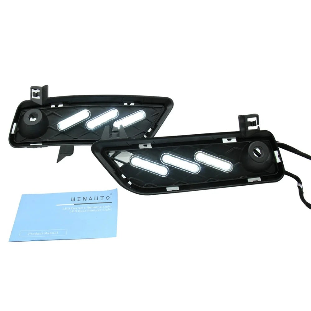 WINAUTO 3 Color Flowing LED Daytime Running Light for X3 F25 2009-2013 Turn Signal Lamp - 4
