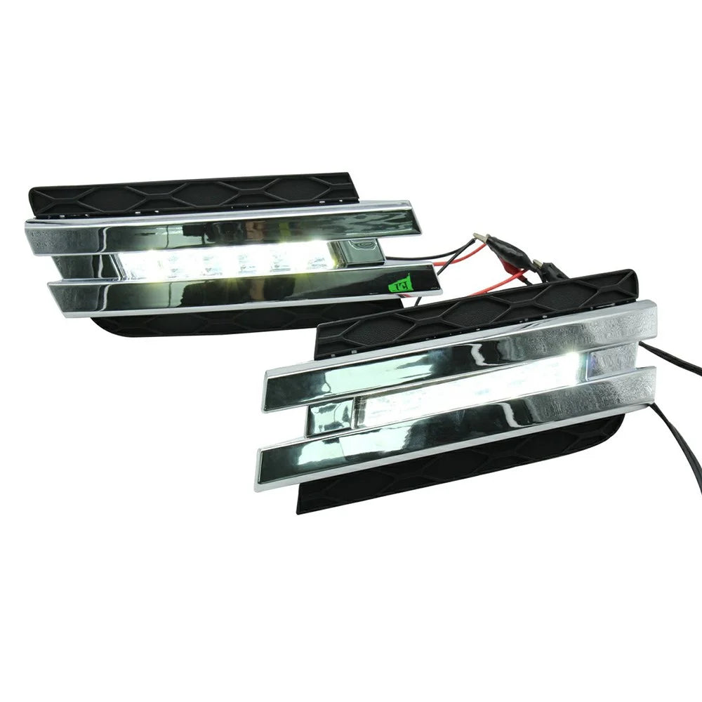 WINAUTO For GL450 X164 2006-2009 1 Pair Car Daytime Running Lamp Super Bright LED DRL Light - 1