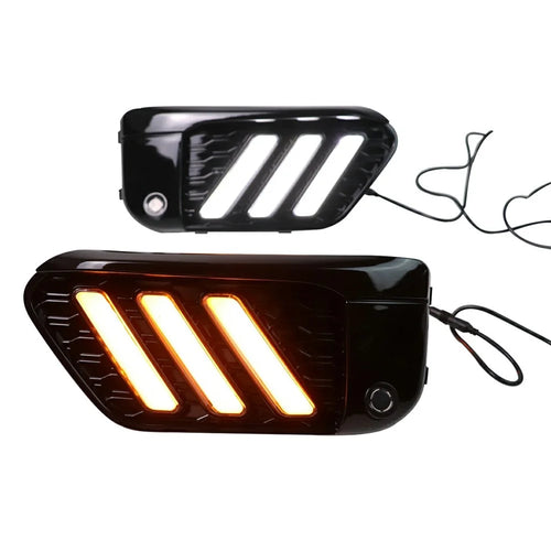 WINAUTO 1 Pair LED Daytime Running Lights for X1 F48 / F49 (2015-2020) Dual Color DRL Lamps - 1