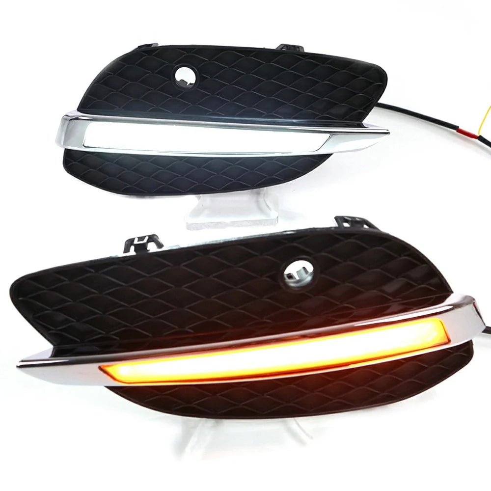 WINAUTO 1 Pair DRL Lights for GLC Grade X205 2015-2016 Car Daytime Running Lamps - 1