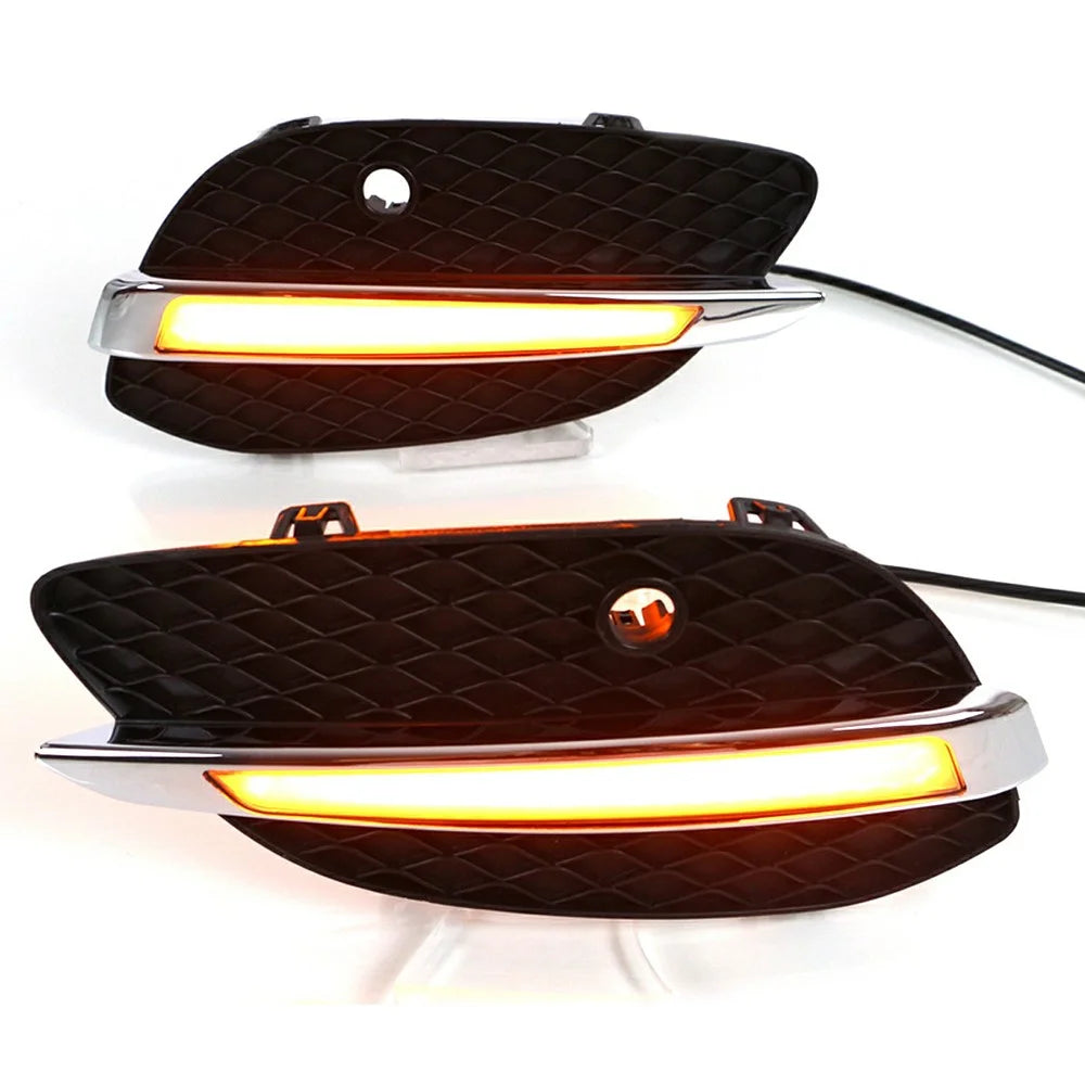 WINAUTO 1 Pair DRL Lights for GLC Grade X205 2015-2016 Car Daytime Running Lamps - 2