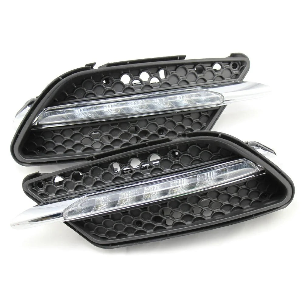 WINAUTO For C-Class W204 AMG 2008-2010 1 Pair Car Super Bright DRL Light LED Daytime Running Lamp - 1