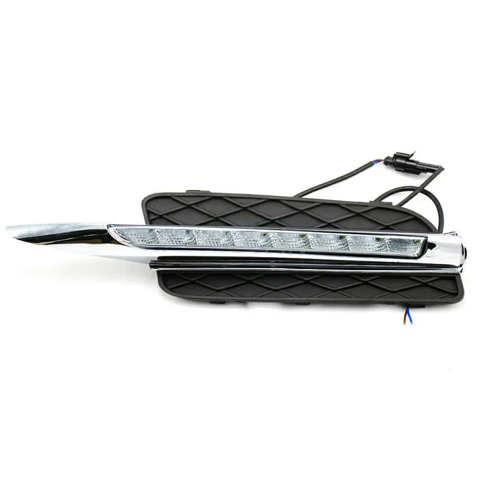 WINAUTO 1 Pair LED Daytime Running Lights for X5 E70 (2007-2010) Electroplating Clear Driving Light - 2