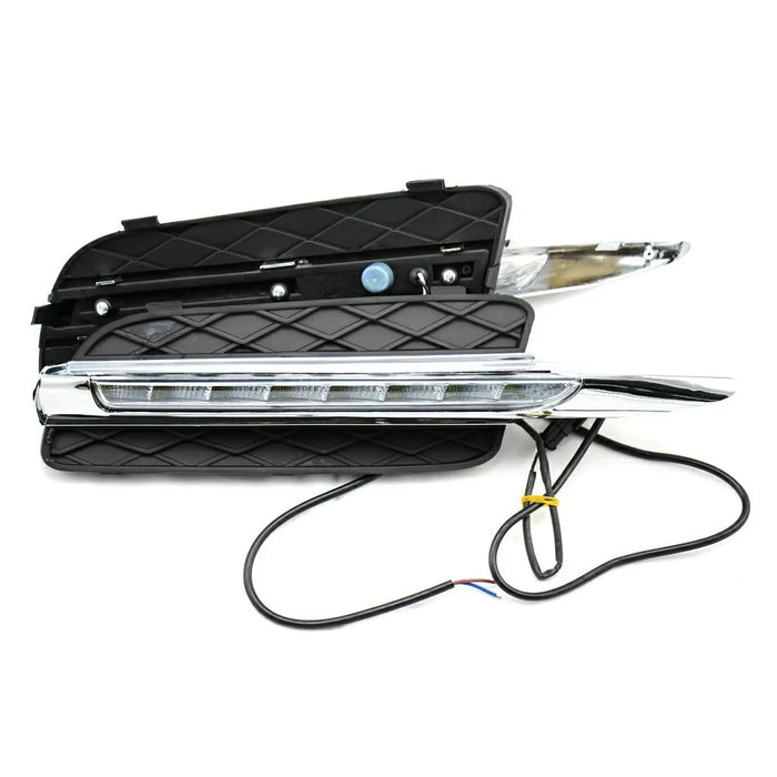 WINAUTO 1 Pair LED Daytime Running Lights for X5 E70 (2007-2010) Electroplating Clear Driving Light - 5