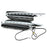 WINAUTO 1 Pair LED Daytime Running Lights for X5 E70 (2007-2010) Electroplating Clear Driving Light - 6