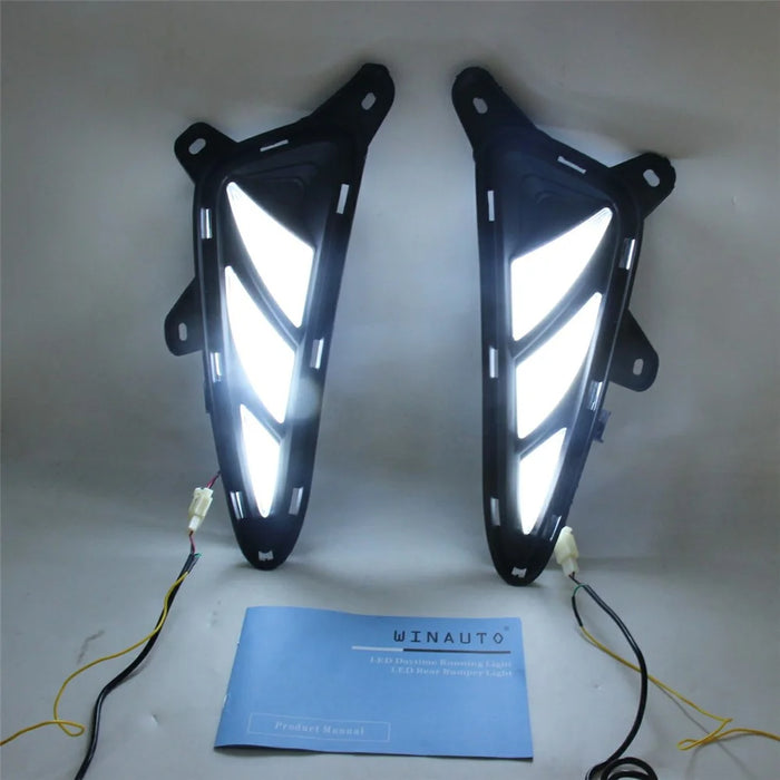 WINAUTO 1 Pair Daytime Running Lamp for Toyota C-HR / IZOA 2017-2020 Car Light with Dual-Way Function - 7