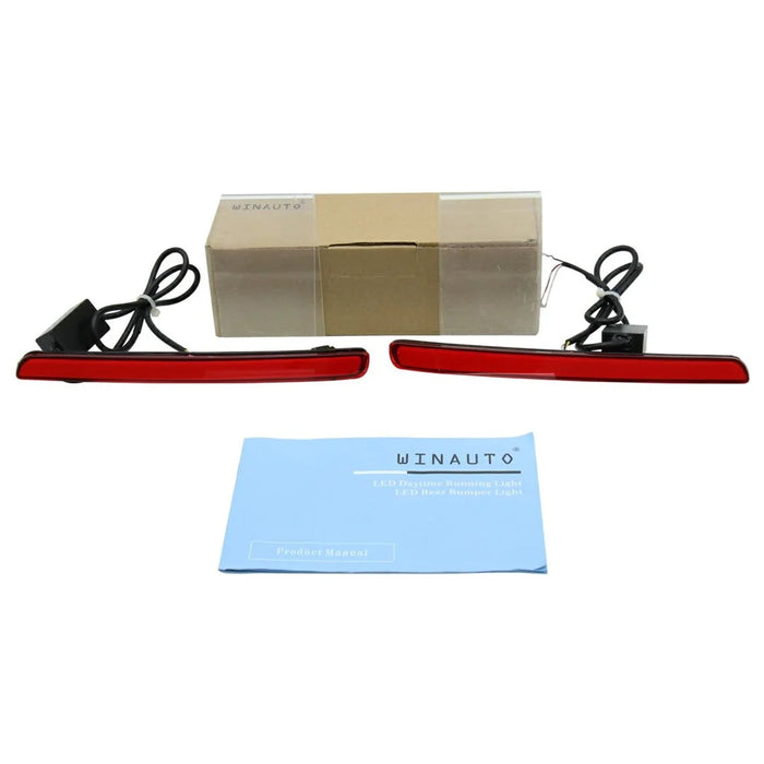 WINAUTO 2Pcs LED Bumper Reflector Lights Tail Brake Lamps for Toyota Corolla 2019-2020 - 6