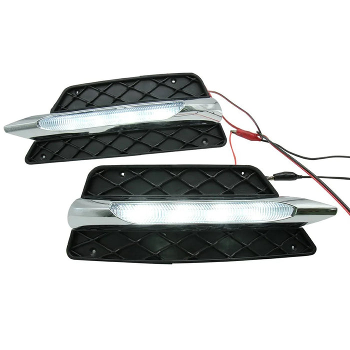 WINAUTO 1 Pair LED Daytime Running Lamps for C-Class W204 (2011-2013) Driving Lights - 1