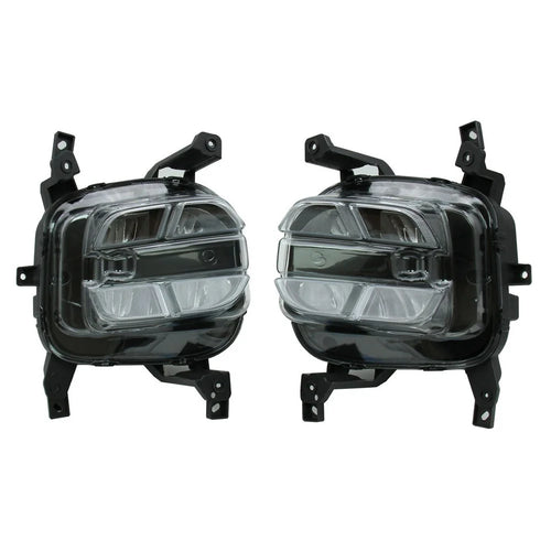 WINAUTO For Kia KX5  /  ACE 2018-2019 1 Pair Waterproof Daytime Running Lamp LED Car DRL Light - American Version - 1