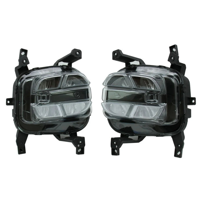 WINAUTO For Kia KX5  /  ACE 2018-2019 1 Pair Waterproof Daytime Running Lamp LED Car DRL Light - American Version - 1