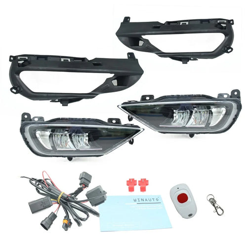 WINAUTO For XC60 / S90 2019 1 Pair Daytime Running Lamp Waterproof LED Fog Light - 1