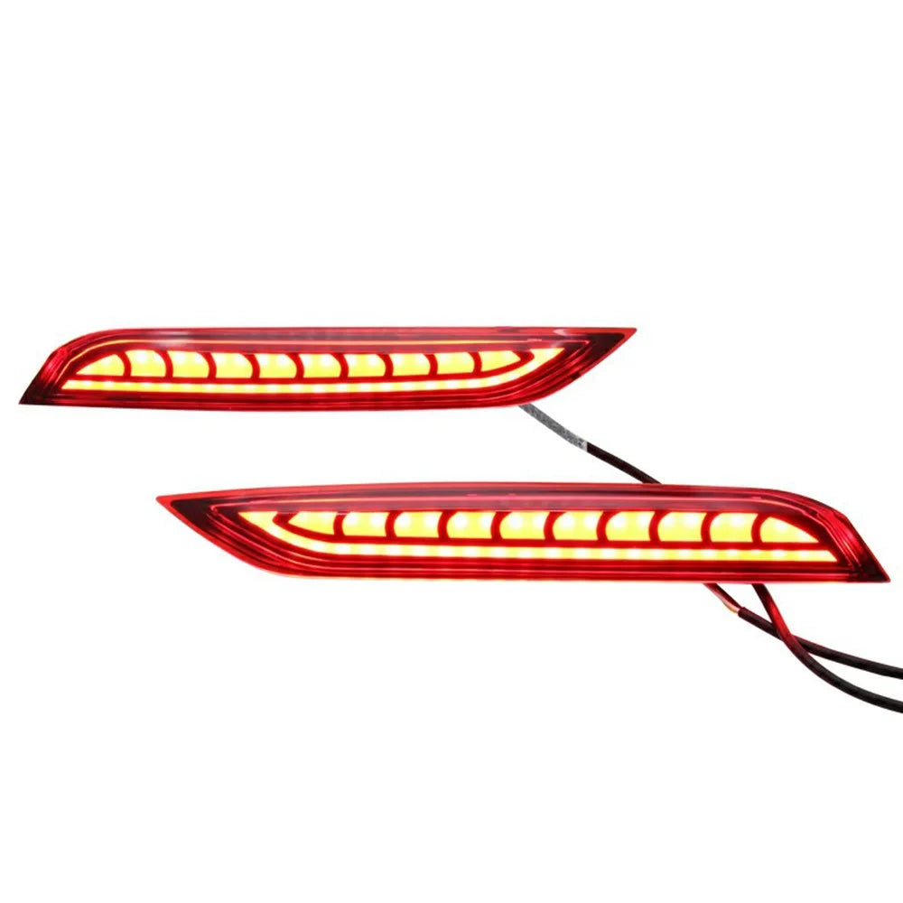 WINAUTO 1 Pair LED Rear Bumper Light for Polo 2014-2018 Turn Signal Brake Lamp - 2