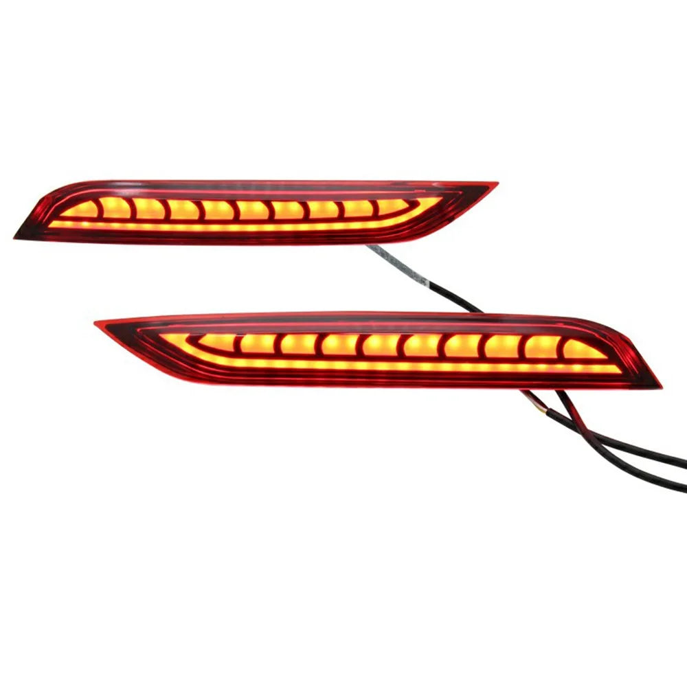 WINAUTO 1 Pair LED Rear Bumper Light for Polo 2014-2018 Turn Signal Brake Lamp - 3