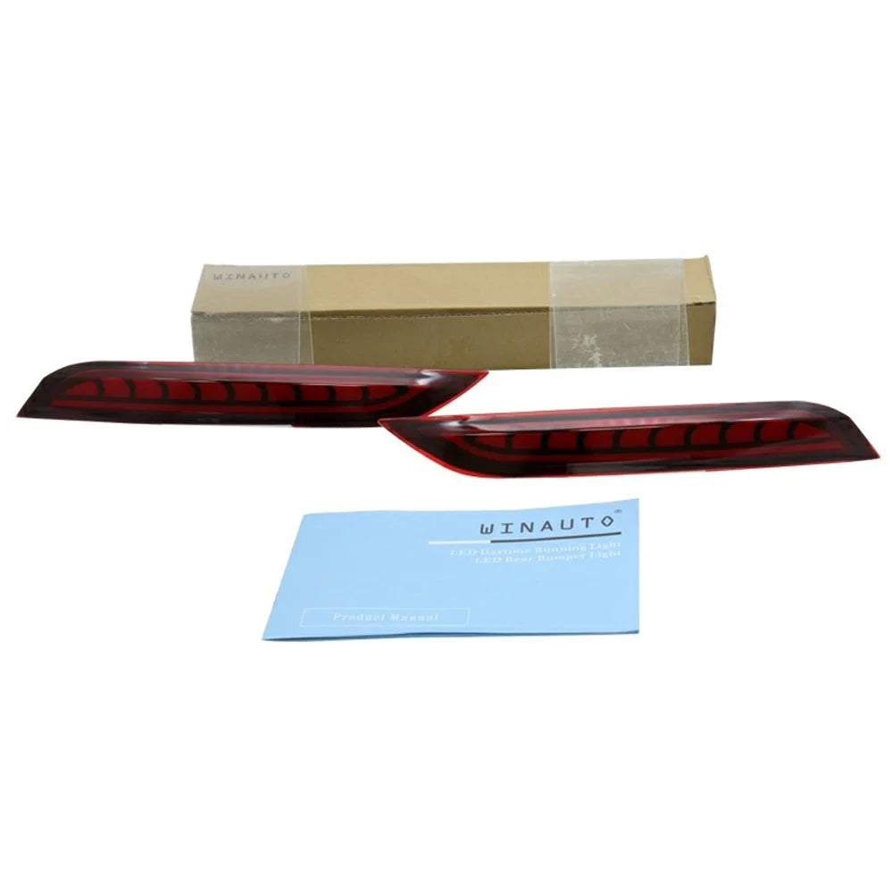WINAUTO 1 Pair LED Rear Bumper Light for Polo 2014-2018 Turn Signal Brake Lamp - 7