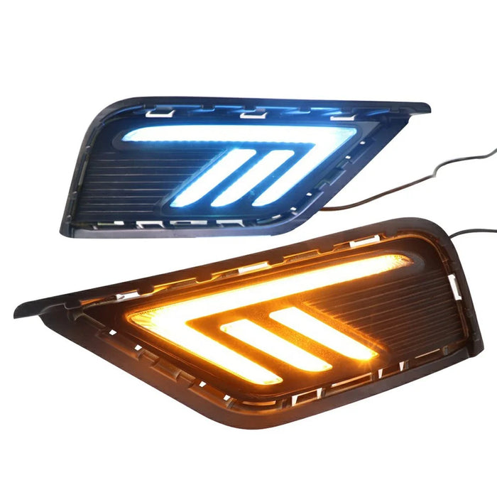 WINAUTO 1 Pair for Tharu 2019 Car LED Daytime Running Lights with 3 Lighting Colors - 1