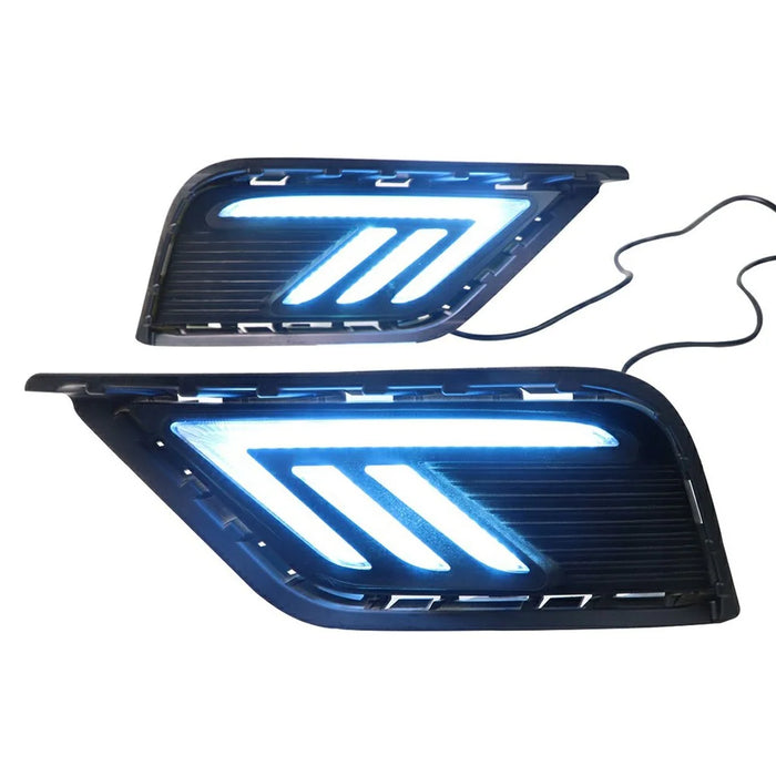 WINAUTO 1 Pair for Tharu 2019 Car LED Daytime Running Lights with 3 Lighting Colors - 3