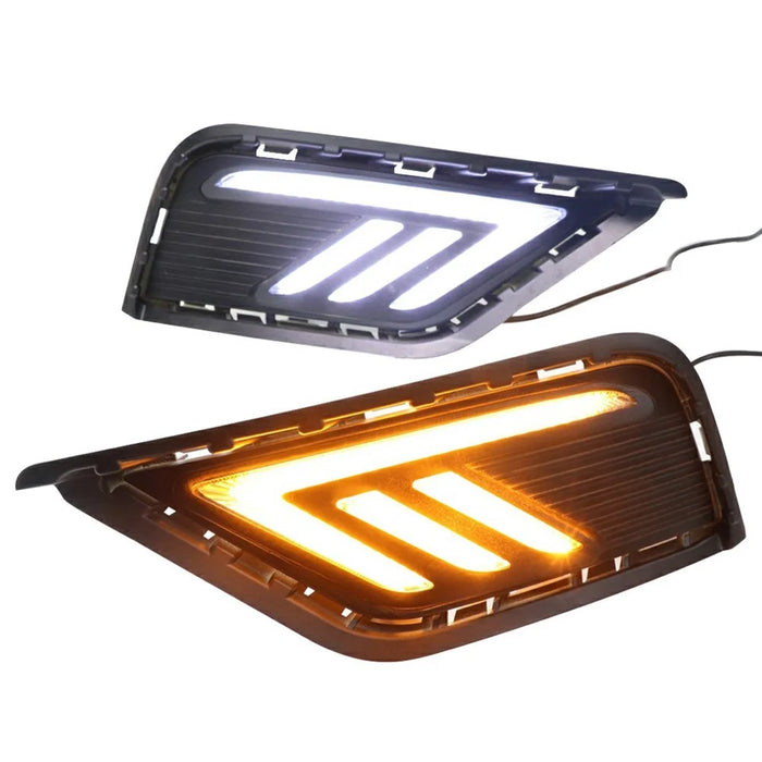 WINAUTO 1 Pair for Tharu 2019 Car LED Daytime Running Lights with 3 Lighting Colors - 4