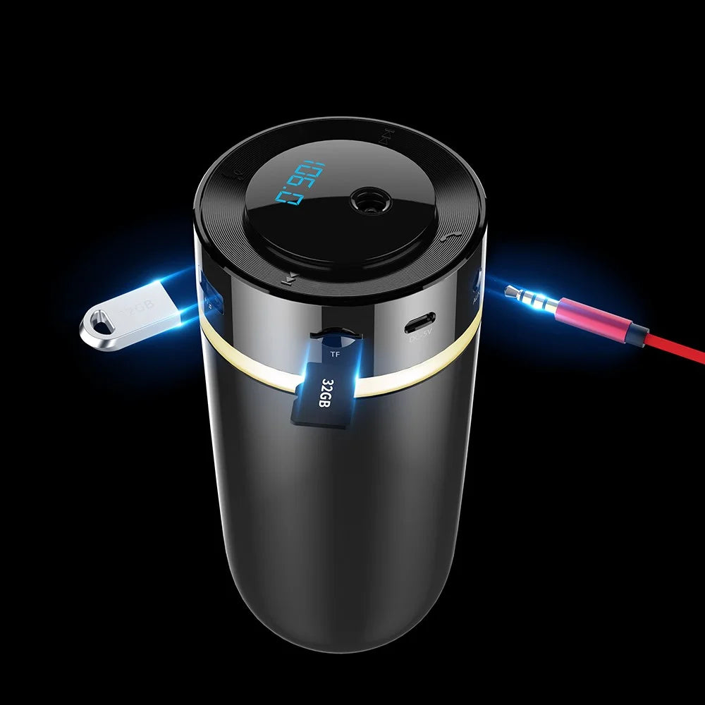 S10 Car Bluetooth-compatible Aroma Humidifier Car MP3 Player - 5