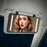 USB Powered Car Sun Visor LED Vanity Mirror Touch Control Makeup Mirror Gift for Truck SUV - White - 5