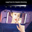 USB Powered Car Sun Visor LED Vanity Mirror Touch Control Makeup Mirror Gift for Truck SUV - White - 7