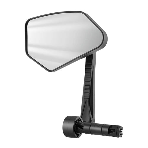 WEST BIKING YP0720054 1Pc Bicycle Rearview Mirror 360 Degree Adjustable Wide Angle Mirror for 15-20mm Bike Handlebar - Black - 1