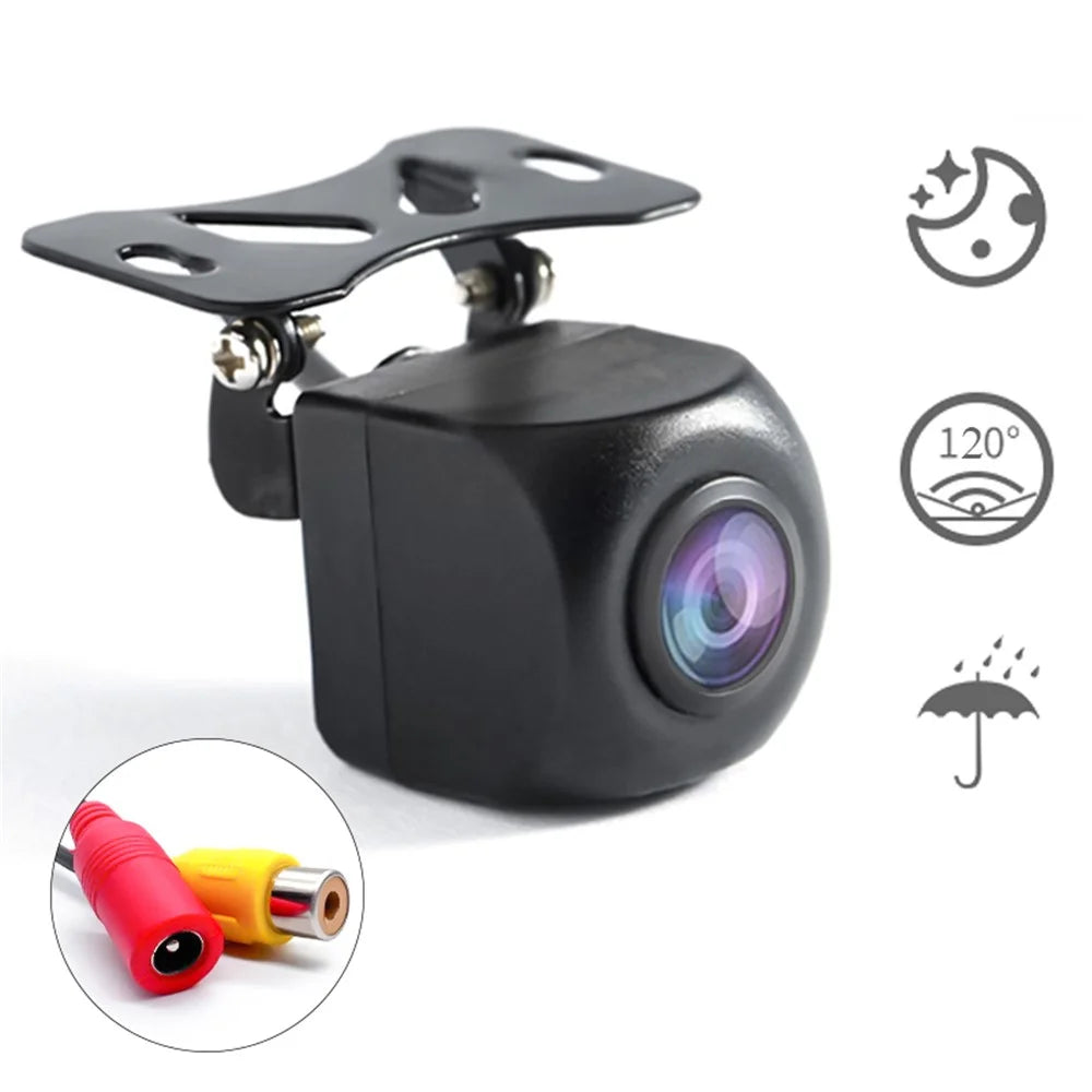 CT31 Car Rear View Camera AHD 1080P Horizontal 120-degree Viewing Angle Backup Camera IP68 Waterproof License Plate Camera with Night Vision for DC 12V Universal Vehicles - 2