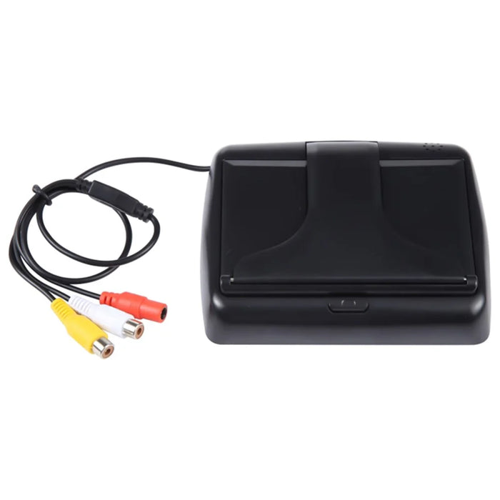 4.3 inch Foldable TFT-LCD Backup Camera Monitor Rear View Reverse Display Screen Car License Plate Camera for Parking - 5