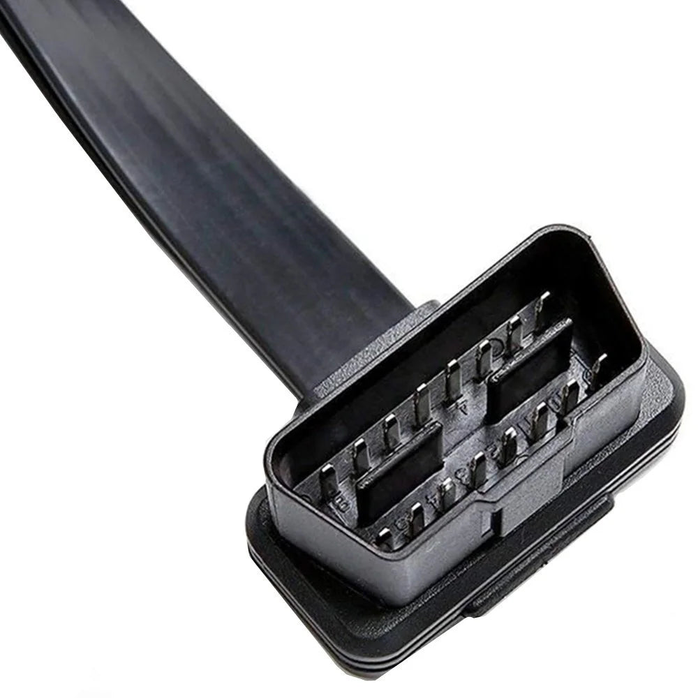JUNSUNMAY 60cm OBD II 16 Pin Male to 3 Female Extension Cable Car Diagnostic Extender Cord Adapter - 4