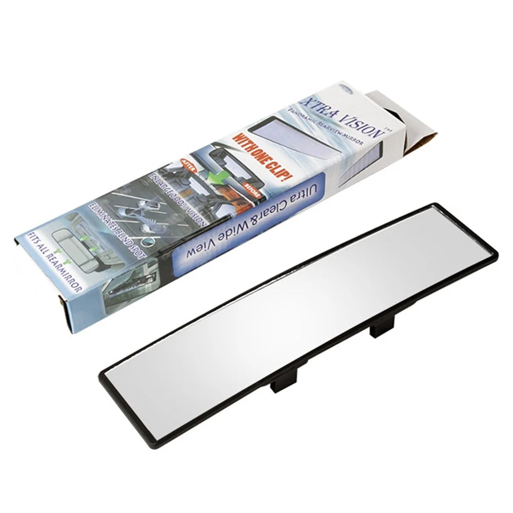 BY-1344 ABS+Glass Car Interior Anti-glare Wide Angle Curved Rearview Mirror Reversing Auxiliary Mirror - 1