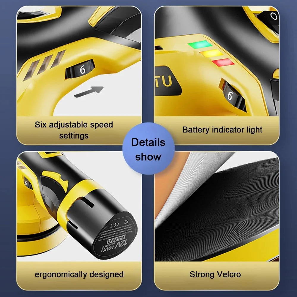 SUITU Electric Car Polisher Waxing Polishing Machine Vehicle Maintenance Tool - 5