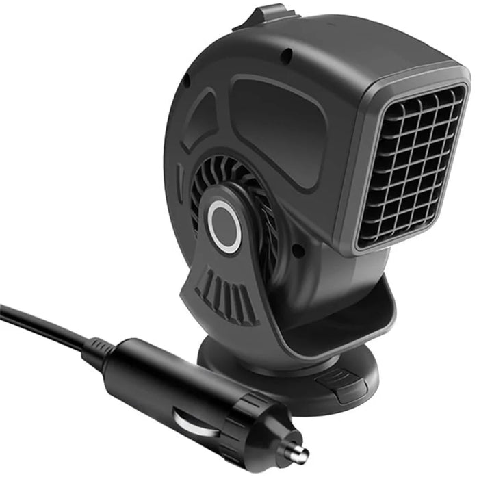 24V Car Heater Windshield Defrosting Defogging Vehicle Interior Heating Fan - Black - 1