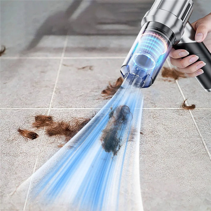 ST-6655 High Power Handheld Vacuum Cleaner Rechargeable Brushless Motor Car Home Vacuum Cleaner - 6