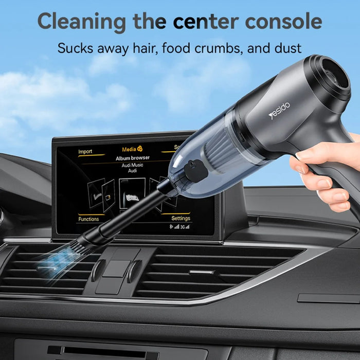 YESIDO VC08 Rechargeable Vacuum Cleaner High Power Handheld Car Home Cleaning Tool - 5