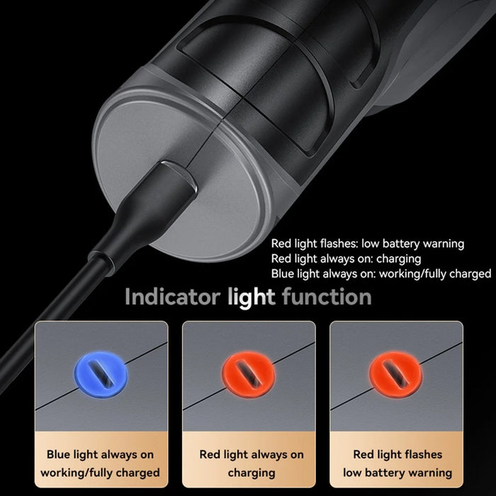 YESIDO VC08 Rechargeable Vacuum Cleaner High Power Handheld Car Home Cleaning Tool - 6