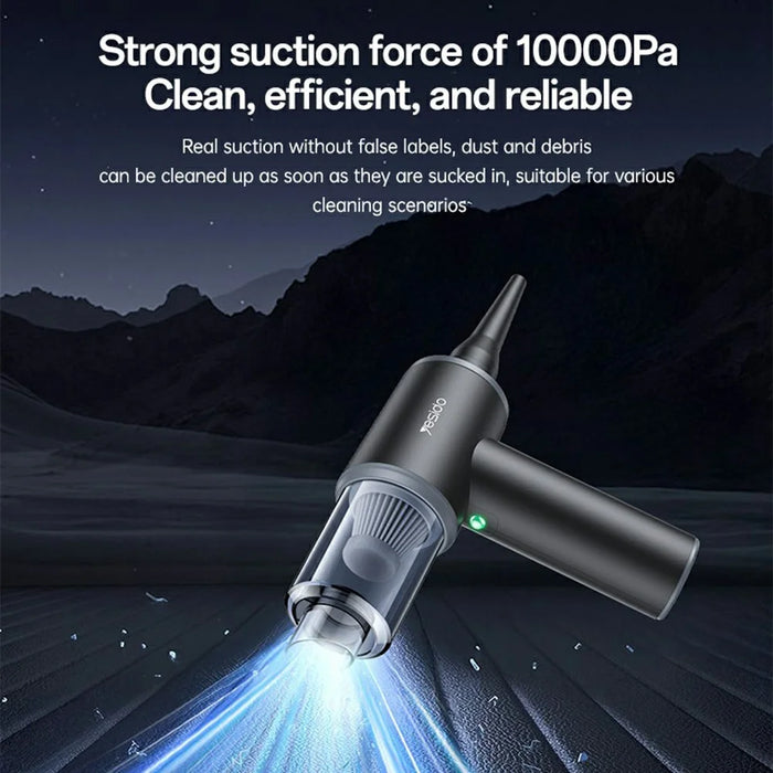 YESIDO VC15 Cordless Car Vacuum Cleaner with LED Display 100 Speeds Adjustable 10000Pa Powerful Suction Dust Blower - 2