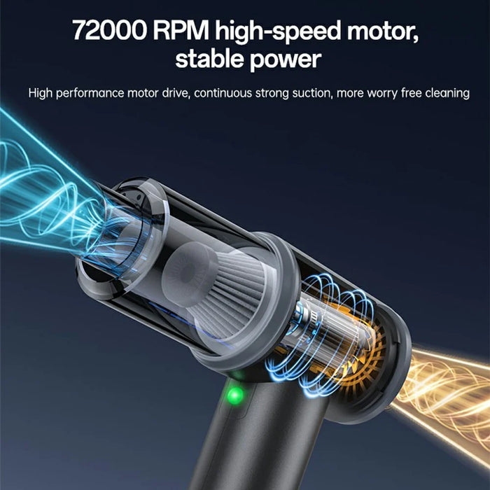 YESIDO VC15 Cordless Car Vacuum Cleaner with LED Display 100 Speeds Adjustable 10000Pa Powerful Suction Dust Blower - 6