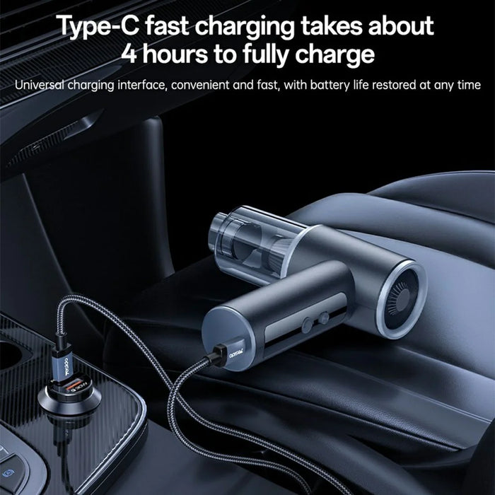 YESIDO VC15 Cordless Car Vacuum Cleaner with LED Display 100 Speeds Adjustable 10000Pa Powerful Suction Dust Blower - 7