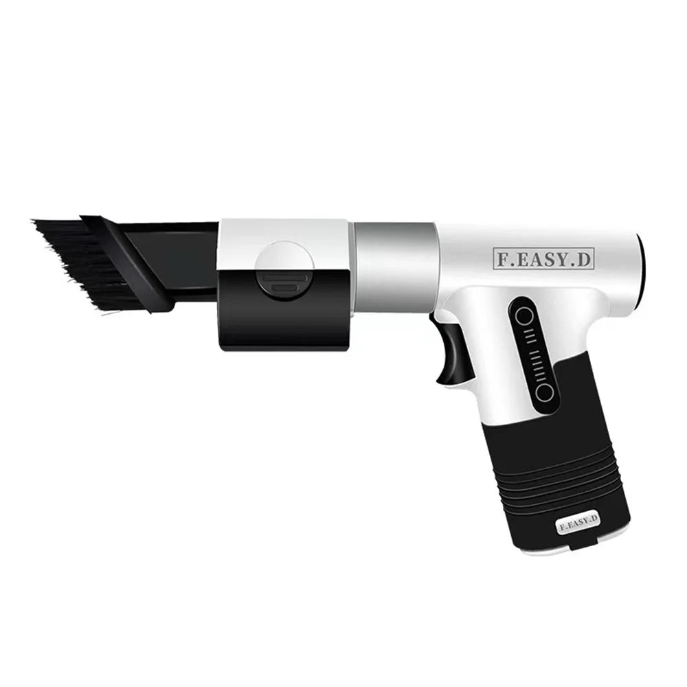 0601 Cordless Electric Duster for Car Inside / Keyboard / Home, Powerful Blower and Vacuum Suction 2-in-1 Portable Car Vehicle Vacuum Cleaner - 1