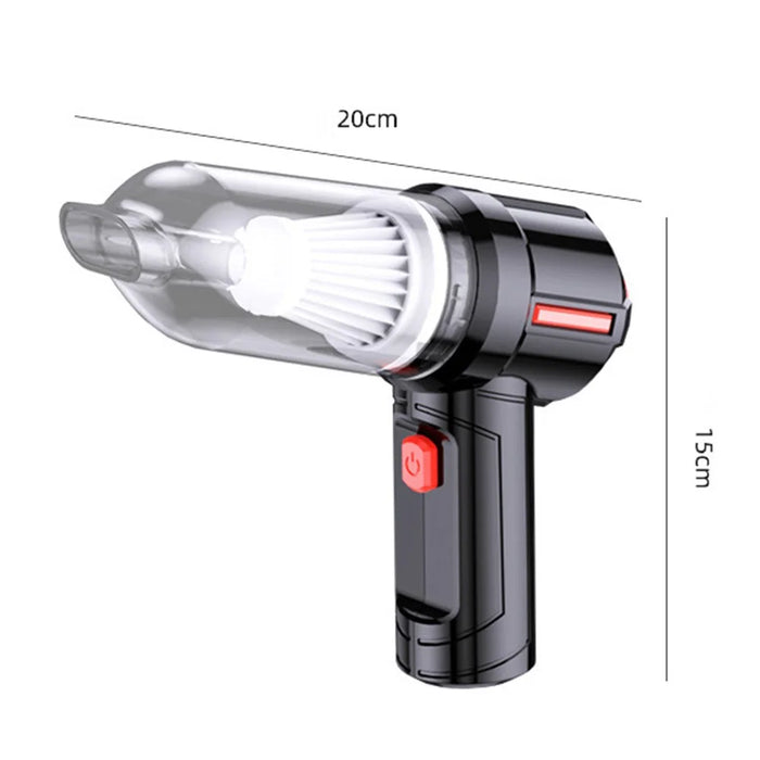 SUITU ST-6629 Handheld Vacuum Car Vacuum Cleaner Cordless Portable Rechargeable Air Duster - Black - 7