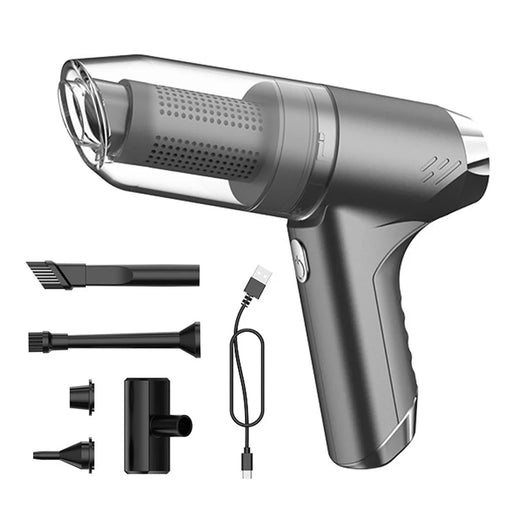 SUITU ST-6671ProG Two Gears Brushless Motor Cordless Handheld Vacuum Cleaner for Car Home Cleaning - Grey - 1