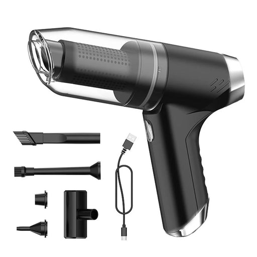SUITU ST-6617CG Brush Motor Handheld Vacuum Cleaner Two Gears Car Home Cleaning Supplies - Black - 1