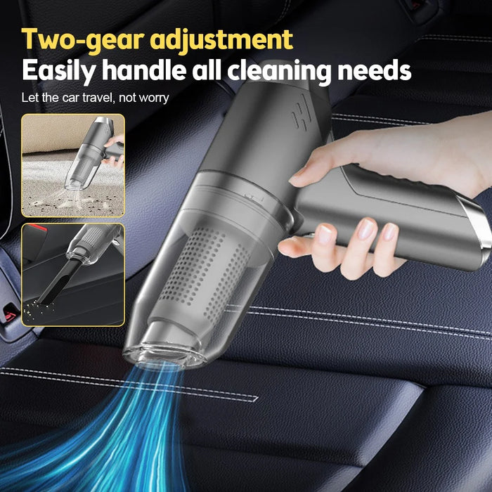 SUITU ST-6617CG Brush Motor Handheld Vacuum Cleaner Two Gears Car Home Cleaning Supplies - Black - 2