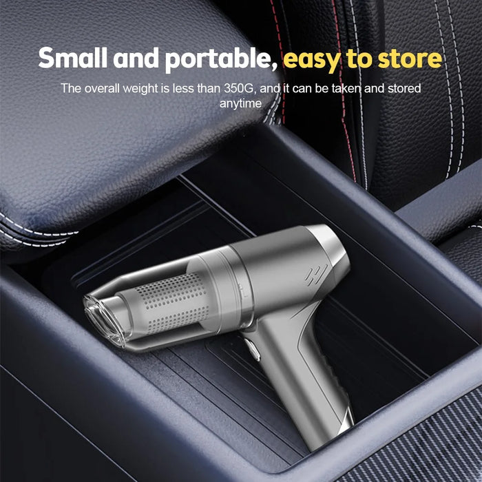 SUITU ST-6617CG Brush Motor Handheld Vacuum Cleaner Two Gears Car Home Cleaning Supplies - Black - 5