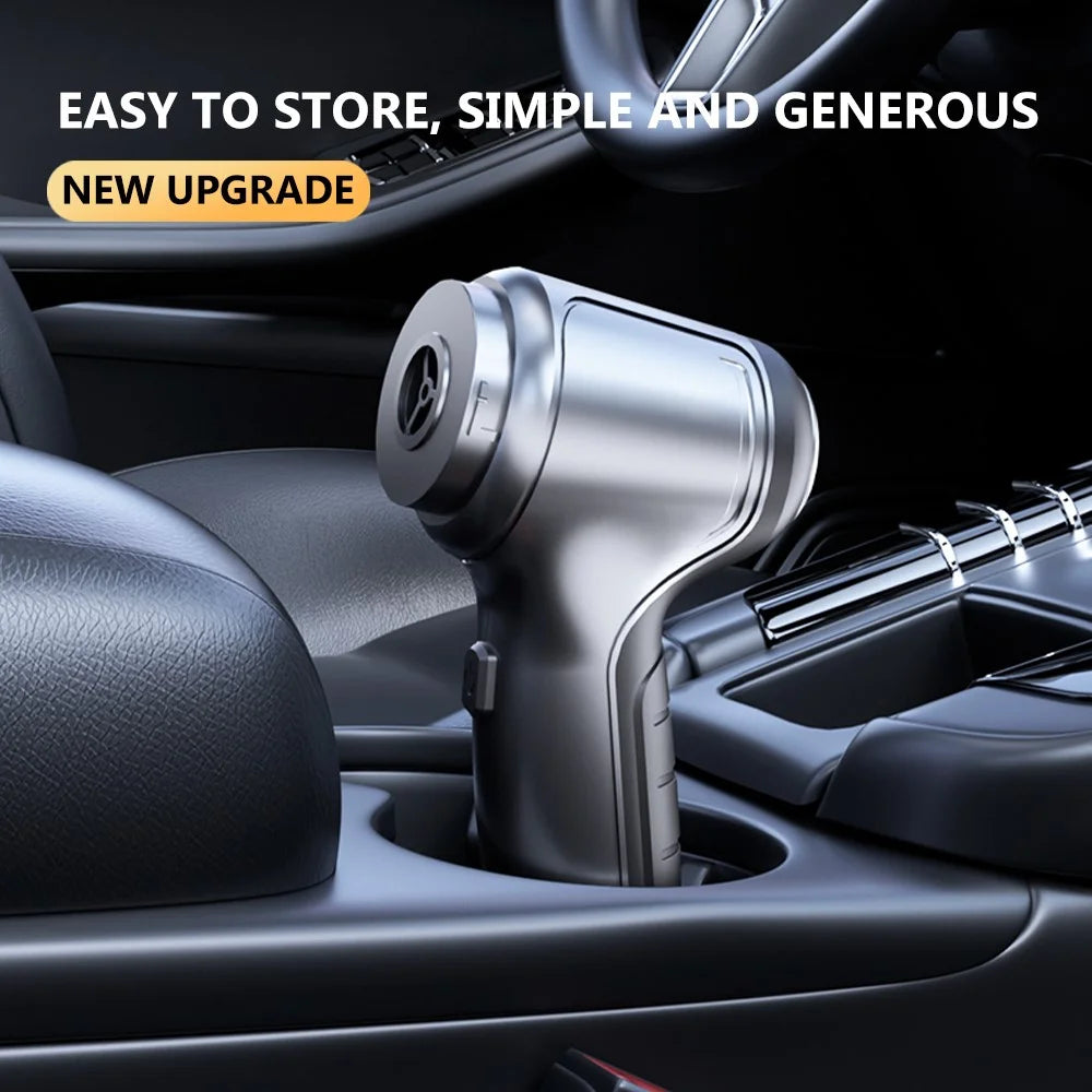 SUITU ST-6645Pro Brushless ABS Car Handheld Vacuum Cleaner Wireless Rechargeable Cleaning Tool - Silver-Grey - 4